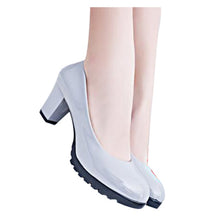 Load image into Gallery viewer, Women Pumps Classics Solid Black Candy Color PU Leather OL Shoes