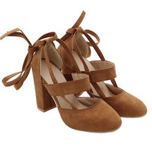 Load image into Gallery viewer, With High Heel Lace-up Women Shoes