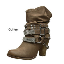 Load image into Gallery viewer, Women Fashion High Heel Boots