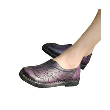 Load image into Gallery viewer, Spring Top Soft PU Leather Flats Anti-Slippy Shoes