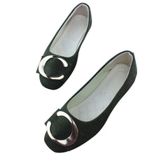 Load image into Gallery viewer, Faux Suede Ballet Flats Women Multiple Color Round Toe Flat Shoes