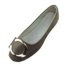 Load image into Gallery viewer, Faux Suede Ballet Flats Women Multiple Color Round Toe Flat Shoes