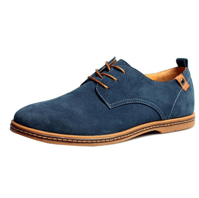 Lace-up Flats Male Casual Soft Oxford Shoes