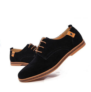 Lace-up Flats Male Casual Soft Oxford Shoes