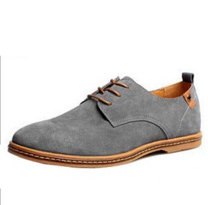 Lace-up Flats Male Casual Soft Oxford Shoes