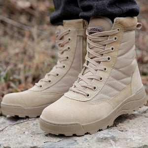 New Tactical Combat Boots Autumn Men Fashion High-top shoes