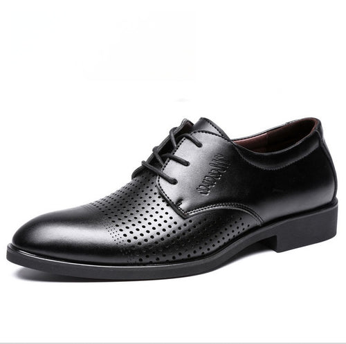 Casual Breathable Pointed Toe Man Dress Shoes