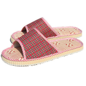 HEE GRAND Women's Wooden Floor Slides Indoor Slippers