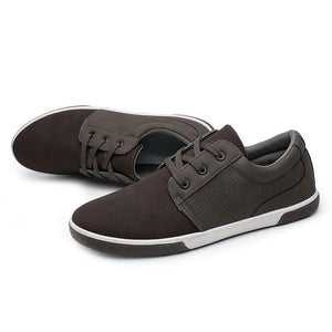 Men's Sneakers Casual Round Toe Lace Up Flat Shoes