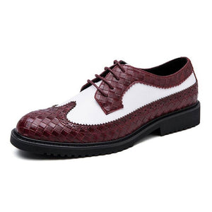 Tangnest British Style Men's Brogue Shoes