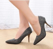 Load image into Gallery viewer, HEE GRAND Silver women shoes