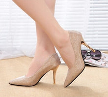 Load image into Gallery viewer, HEE GRAND Silver women shoes