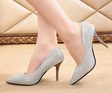 Load image into Gallery viewer, HEE GRAND Silver women shoes