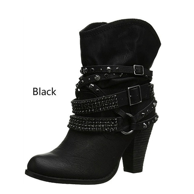 Women Fashion High Heel Boots