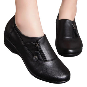 Winter Confortable Women PU Leather Shoes