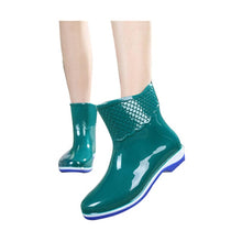 Load image into Gallery viewer, Scale Films Pattern Woman Ankle Rainboots