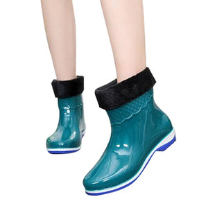 Scale Films Pattern Woman Ankle Rainboots