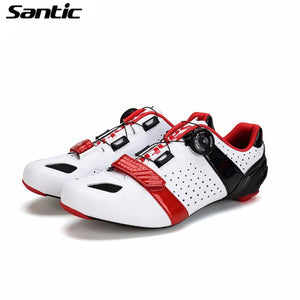 SANTIC Carbon Fiber Cycling Bike Shoes