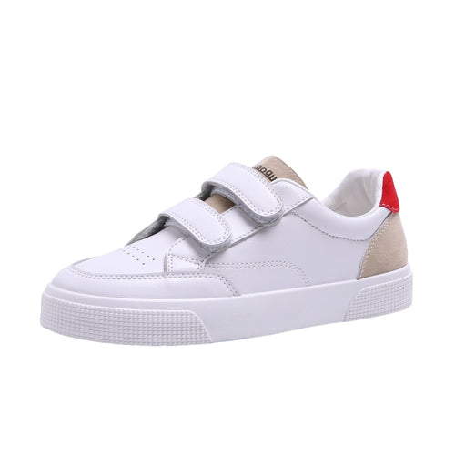 HEE GRAND 2019 Women Solid PU Leather Women Spring Casual Shoes