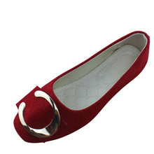 Load image into Gallery viewer, Faux Suede Ballet Flats Women Multiple Color Round Toe Flat Shoes