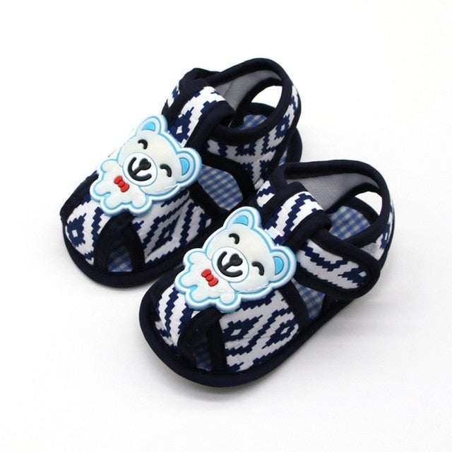 Summer baby boy sandals gentleman bear