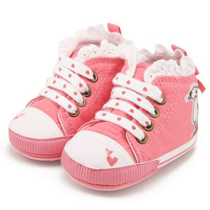 Newborn Baby Girl Soft Cotton Casual Breathable Pre-walker Crib Shoes